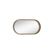 Load image into Gallery viewer, Tiare gold metal wall mirror 31 x 61,5 cm - image 2