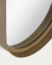 Load image into Gallery viewer, Tiare gold metal wall mirror 31 x 61,5 cm - image 9