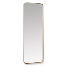 Load image into Gallery viewer, Marco gold metal wall mirror 55 x 150,5 cm