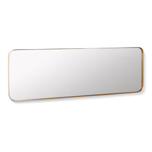 Load image into Gallery viewer, Marco gold metal wall mirror 55 x 150,5 cm - image 2