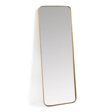 Load image into Gallery viewer, Marco gold metal wall mirror 55 x 150,5 cm - image 3
