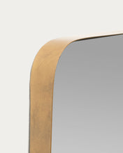 Load image into Gallery viewer, Marco gold metal wall mirror 55 x 150,5 cm - image 4