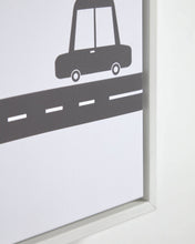Load image into Gallery viewer, Set of 3 Nisi black cars pictures in white wood frame - image 6