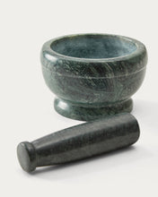 Load image into Gallery viewer, Cindea pestle and mortar in green marble - image 3