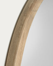 Load image into Gallery viewer, Alum round solid mindi wood mirror 80 cm - image 5