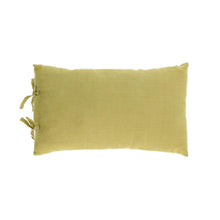 Load image into Gallery viewer, Tazu 100% linen cushion cover in green 30 x 50 cm