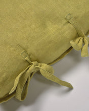 Load image into Gallery viewer, Tazu 100% linen cushion cover in green 30 x 50 cm - image 3