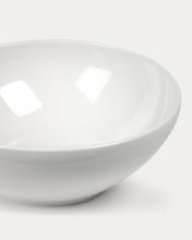 Load image into Gallery viewer, Pahi large round porcelain bowl in white - image 5