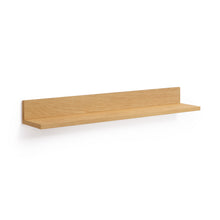 Load image into Gallery viewer, Abilen oak veneer shelf with natural finish, 80 x 15 cm, FSC™ 100% certified - image 2