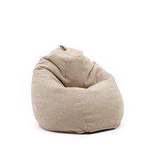 Load image into Gallery viewer, Vicka pouffe in beige bouclé, Ø 70 cm - image 2