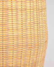 Load image into Gallery viewer, Large Kamaria floor lamp in rattan with natural finish UK adapter - image 6