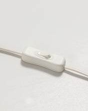 Load image into Gallery viewer, Eshe table lamp in ceramic with terracotta and white finish UK adapter - image 9