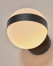 Load image into Gallery viewer, Anasol metal wall sconce with black finish - image 4