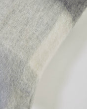 Load image into Gallery viewer, Catarina white and grey check cushion cover 45 x 45 cm - image 5