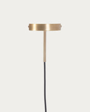 Load image into Gallery viewer, Fulvia ceiling lamp fixtures in metal with a gold finish 150 cm - image 5