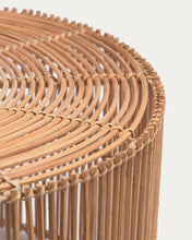 Load image into Gallery viewer, Elmima set of 2 coffee tables in 100% rattan with natural finish Ø 66 cm and Ø 55 cm - image 6