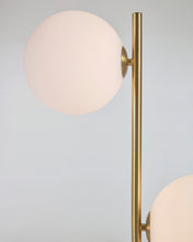 Load image into Gallery viewer, Lonela floor lamp in marble with green finish UK adapter - image 5