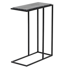 Load image into Gallery viewer, Black Marble Stone Side Table