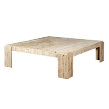 Load image into Gallery viewer, Santiago Travertine Marble Coffee Table