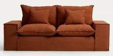 Load image into Gallery viewer, Anarela 2-seater sofa - Terracotta