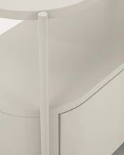Load image into Gallery viewer, Arely bathroom vanity unit with steel structure and white lacquered MDF 90 x 40cm - image 8