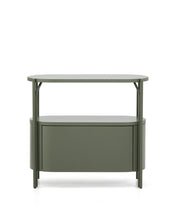 Load image into Gallery viewer, Arely bathroom vanity unit with steel structure and green lacquered MDF 90 x 40cm