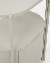 Load image into Gallery viewer, Arely bathroom vanity unit with steel structure and white lacquered MDF 60 x 40cm - image 9