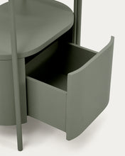 Load image into Gallery viewer, Arely bathroom vanity unit with steel structure and green lacquered MDF 60 x 40cm - image 8