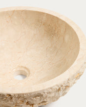 Load image into Gallery viewer, Orvane beige marble countertop washbasin Ø 40cm - image 4