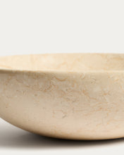Load image into Gallery viewer, Darnen beige marble countertop washbasin Ø 40cm - image 4