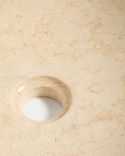 Load image into Gallery viewer, Darnen beige marble countertop washbasin Ø 40cm - image 5