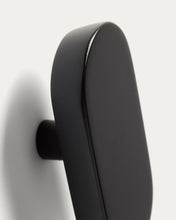 Load image into Gallery viewer, Arely set of 2 solid beech wood hangers with black lacquer finish 6.5 cm/10 cm - image 3