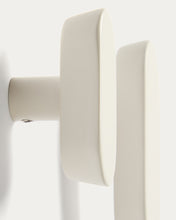 Load image into Gallery viewer, Arely set of 2 solid beech wood hangers with beige lacquer finish 6.5 cm/10 cm - image 2