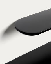 Load image into Gallery viewer, Arely set of 2 MDF shelves with black lacquer finish 35 cm/55 cm - image 3