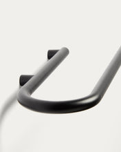 Load image into Gallery viewer, Black metal Arely towel rail - image 2