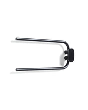 Load image into Gallery viewer, Black metal Arely twin-handle towel rail