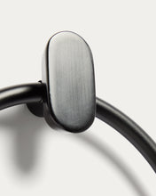 Load image into Gallery viewer, Black metal Arely towel ring - image 3