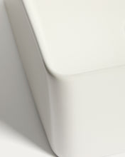 Load image into Gallery viewer, Ovara countertop basin in white glazed ceramic 36.5 x 36.5 cm - image 4