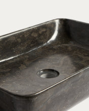 Load image into Gallery viewer, Darnen grey marble countertop washbasin 55 x 35cm - image 3
