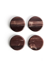 Load image into Gallery viewer, Meran set of 4 burgundy marble coasters