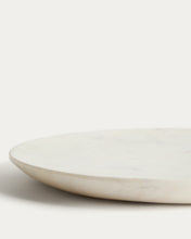Load image into Gallery viewer, Erefi white marble flat plate - image 5