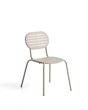 Load image into Gallery viewer, Brai stackable outdoor chair in taupe galvanised steel