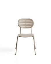 Load image into Gallery viewer, Brai stackable outdoor chair in taupe galvanised steel - image 2