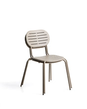 Load image into Gallery viewer, Brai stackable outdoor chair in taupe galvanised steel - image 3