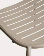Load image into Gallery viewer, Brai stackable outdoor chair in taupe galvanised steel - image 9