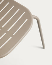 Load image into Gallery viewer, Brai stackable outdoor chair in taupe galvanised steel - image 11