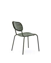 Load image into Gallery viewer, Brai stackable outdoor chair in green galvanised steel - image 3