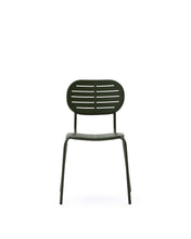 Load image into Gallery viewer, Brai stackable outdoor chair in green galvanised steel - image 4