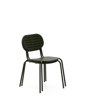 Load image into Gallery viewer, Brai stackable outdoor chair in green galvanised steel - image 5