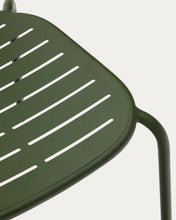 Load image into Gallery viewer, Brai stackable outdoor chair in green galvanised steel - image 9